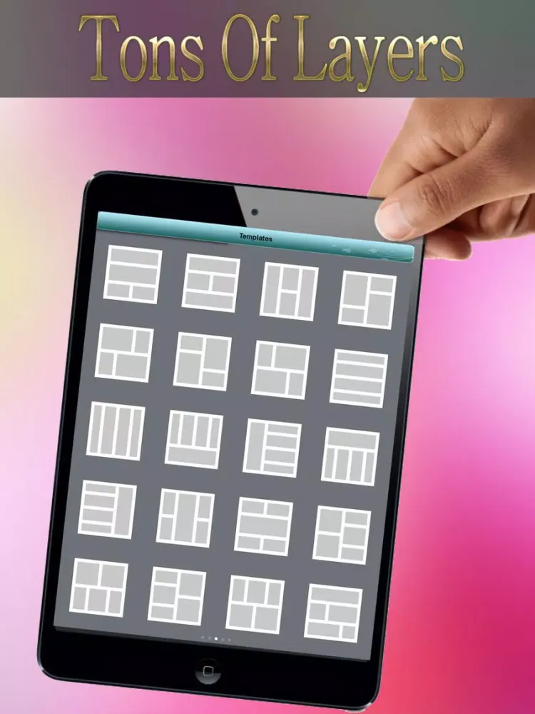 Capturas de pantalla de Photo Joiner Free App - You Pic Collage & Image Frame iPad 