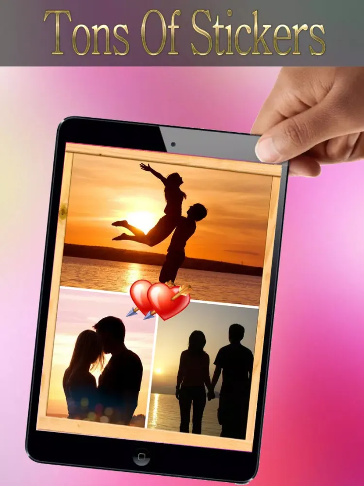 Capturas de pantalla de Photo Joiner Free App - You Pic Collage & Image Frame iPad 