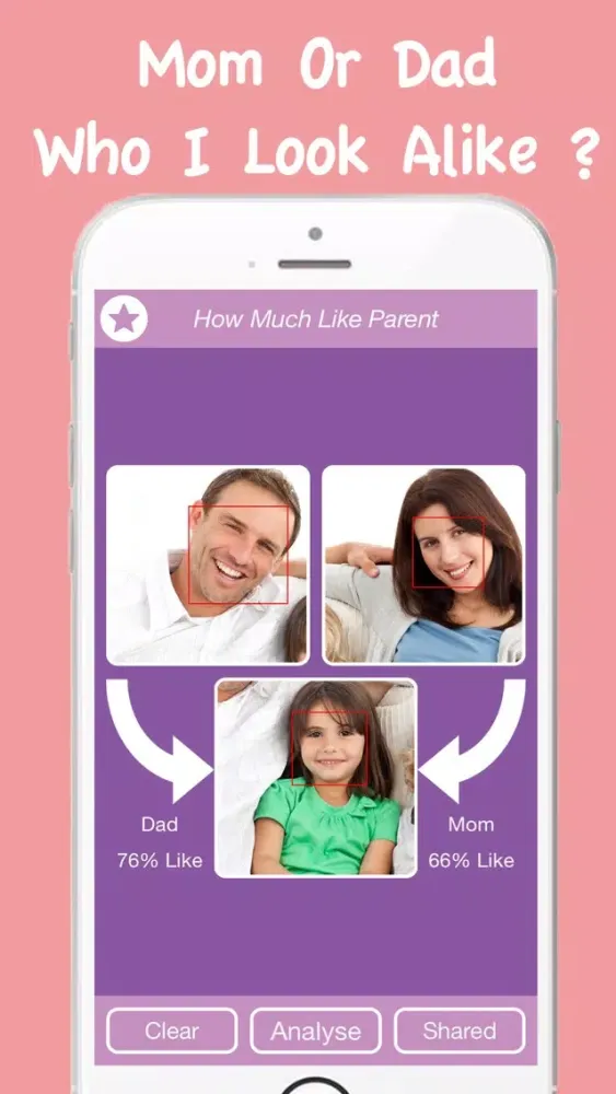 Capturas de pantalla de Dad or Mom - You Kolor Photo Look Up Like Father or Mother Beme Free