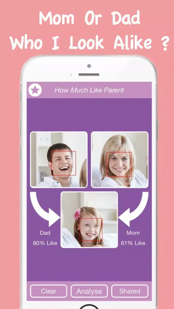 Capturas de pantalla de Dad or Mom - You Kolor Photo Look Up Like Father or Mother Beme Free