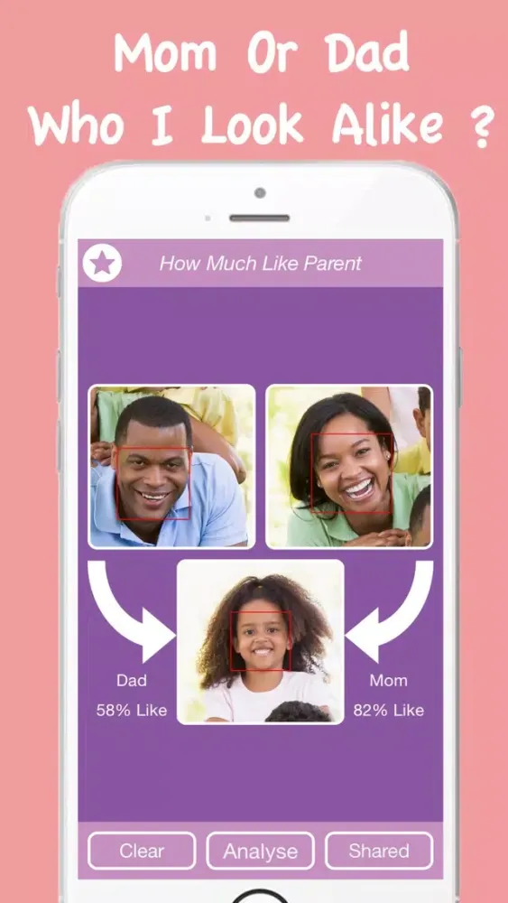 Capturas de pantalla de Dad or Mom - You Kolor Photo Look Up Like Father or Mother Beme Free