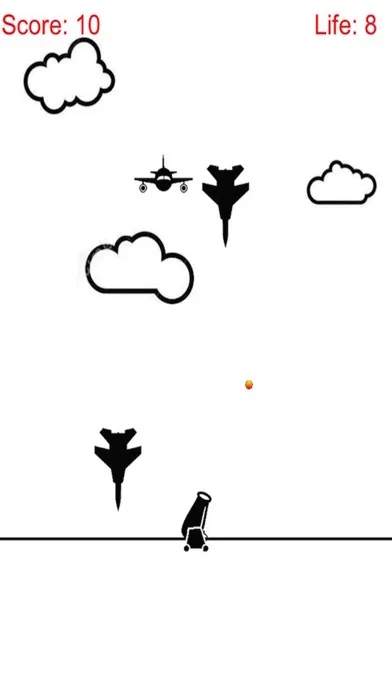 Captures d'écran de Attack and Defense Combat - Artillery Shoot Air Plane Free