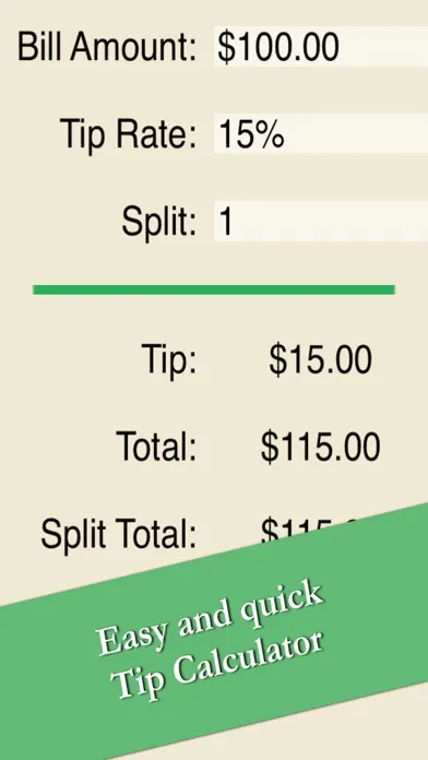 Calculate Tip - Easy Restaurant Gratuity Calculator Free Screenshots