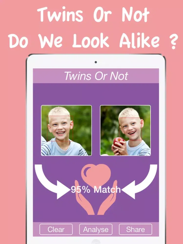 Zrzuty ekranu TwinsOrNot Free App - Do You Colorfy Challenged Photo Look Alike iPad 