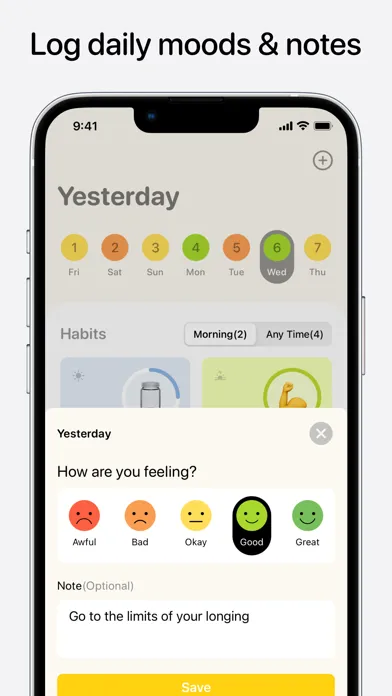 FeelGood: Habit & Mood Tracker Ekran Görüntüleri
