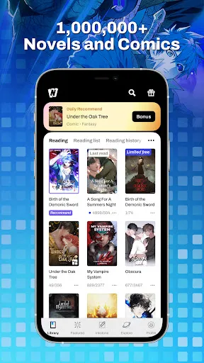 WebNovel スクリーンショット