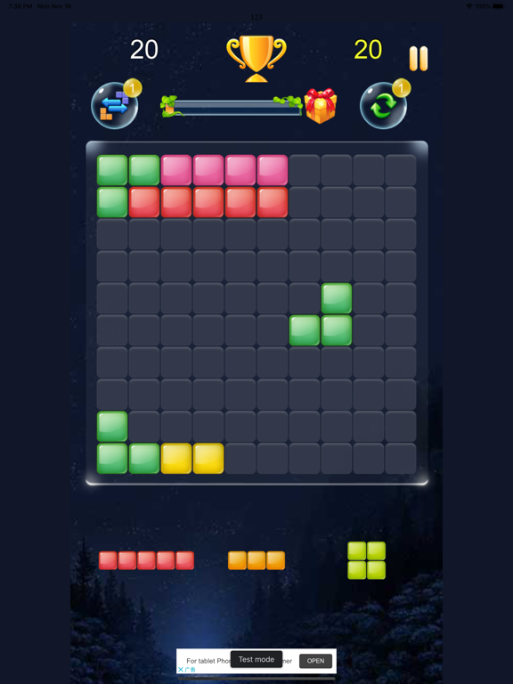 Block Pop - Elimination games iPad  스크린샷