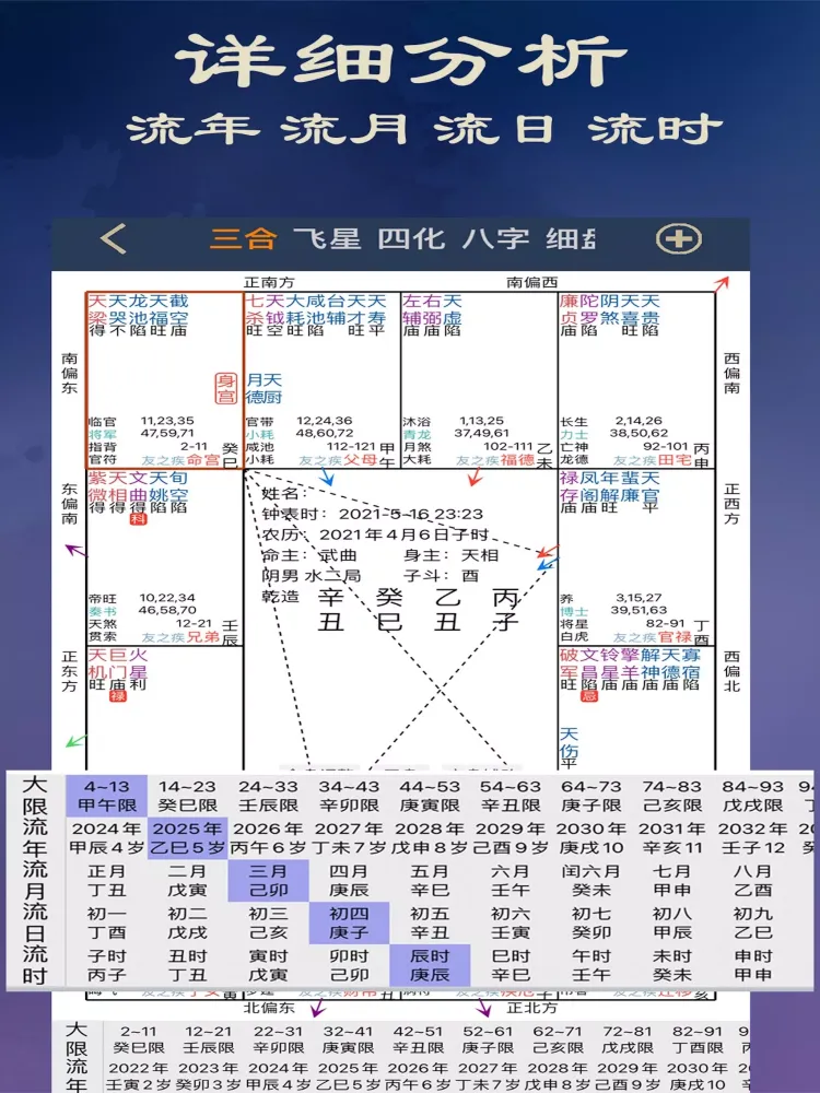 Captures d'écran de 大师紫微斗数