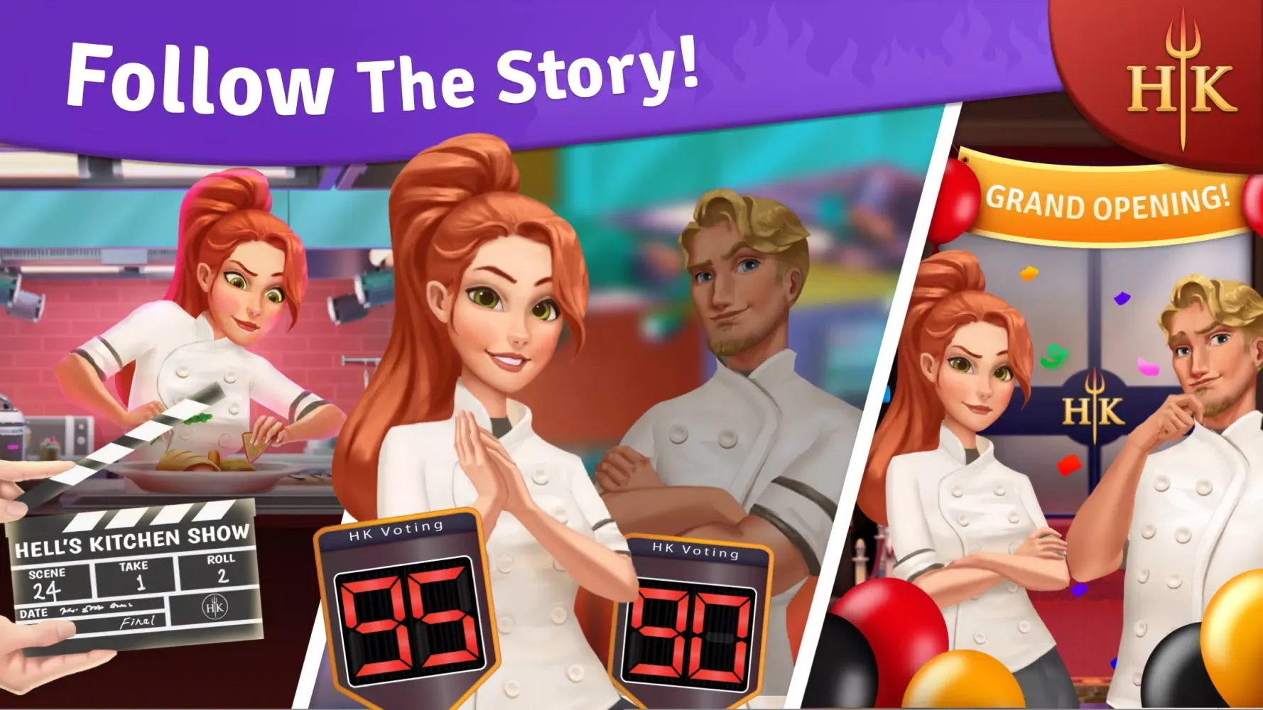 Hell's Kitchen: Match & Design应用截图