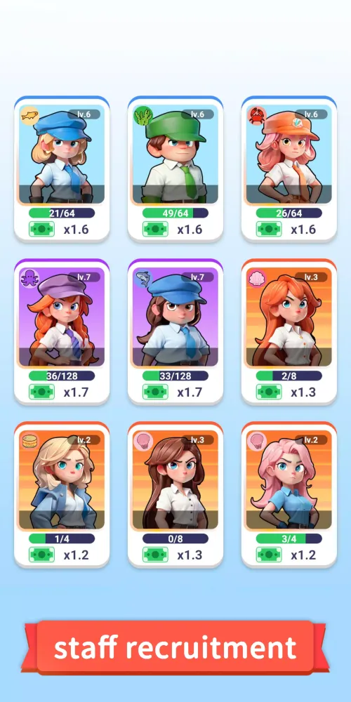 Captures d'écran de Idle Seafood Market -Tycoon