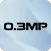 0.3MP Camera