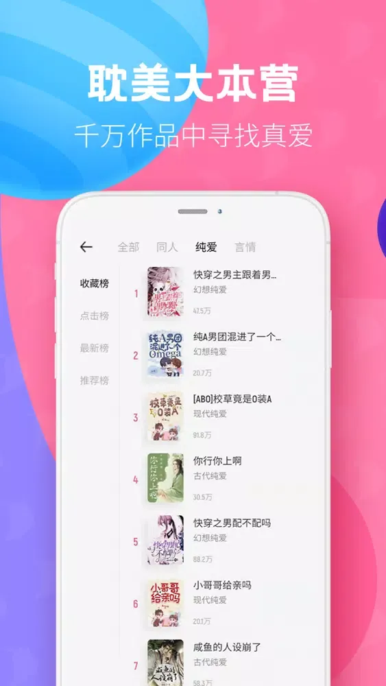 布咕阅读-同人耽美磕CP小说平台 سکرین شاٹس