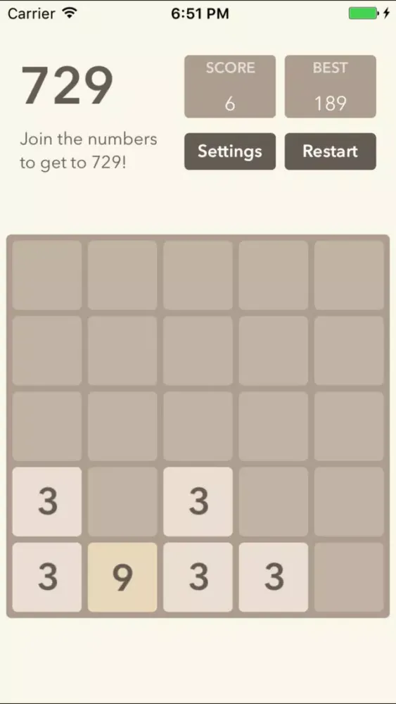 2048 - Pro version, Fibonacci type Game スクリーンショット