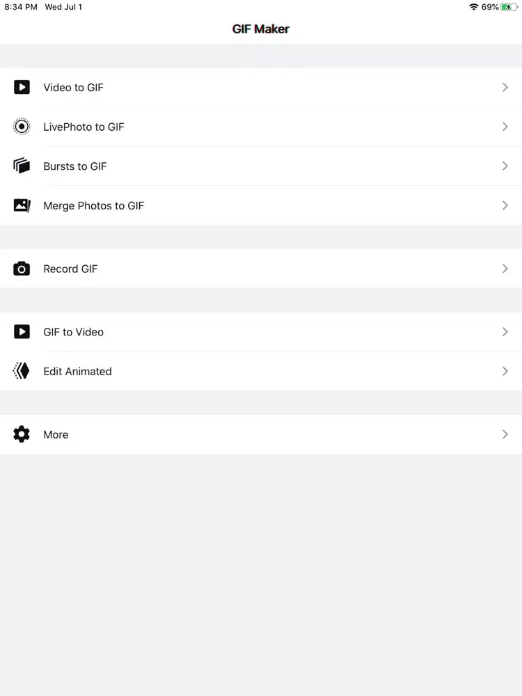 GIF Maker-Create & Edit GIF iPad  Screenshots
