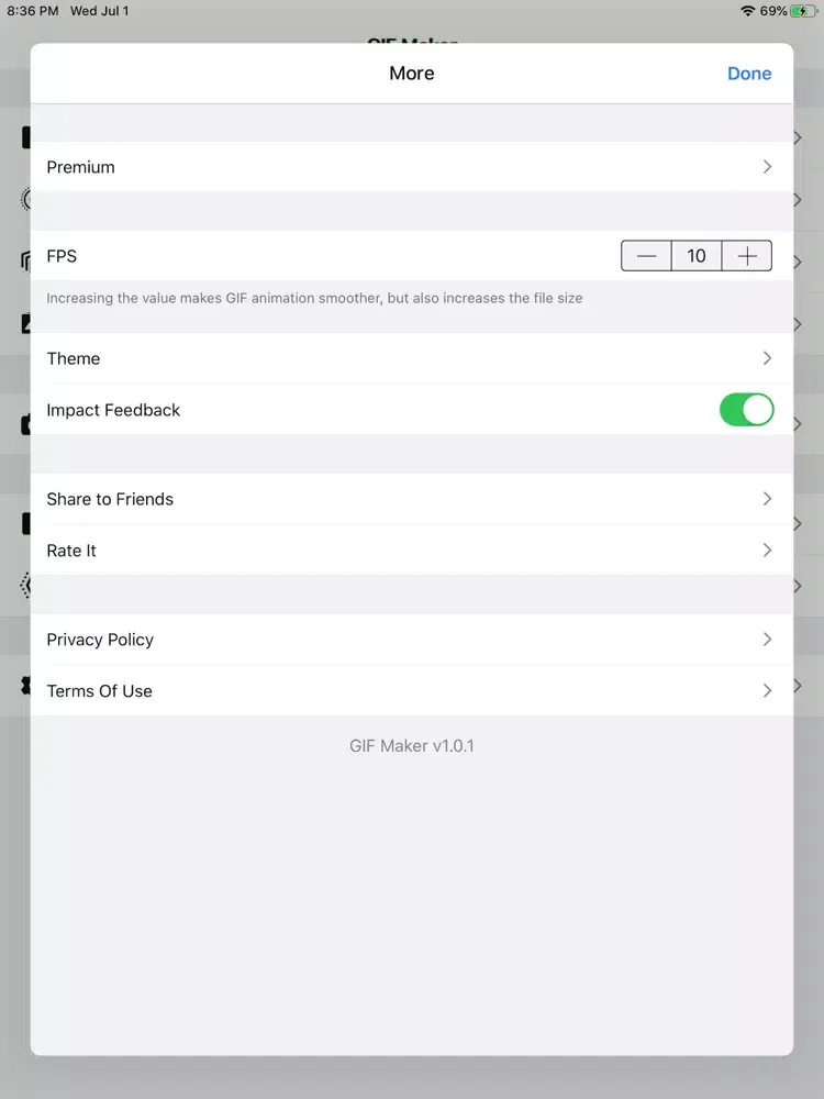 GIF Maker-Create & Edit GIF iPad  Screenshots