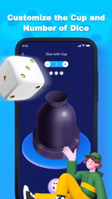 Captures d'écran de Dice Roller - Phone Dice Game
