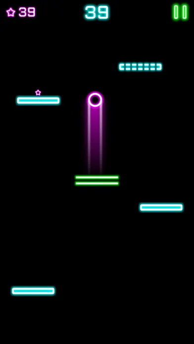 Скриншоты Rock Bounce jump on various types of glowing platforms
