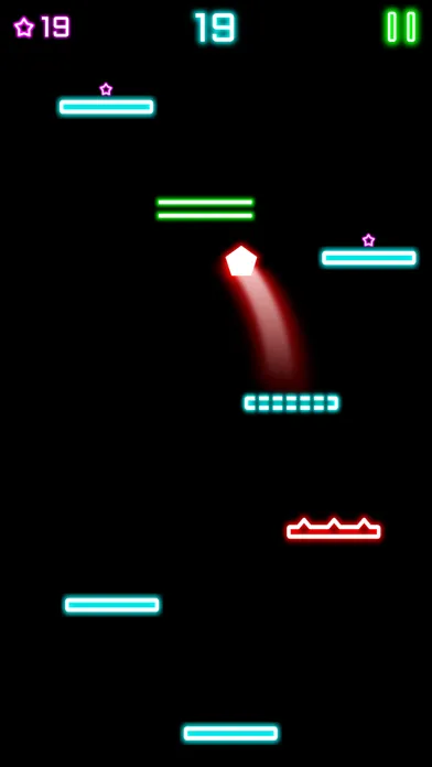 Скриншоты Rock Bounce jump on various types of glowing platforms