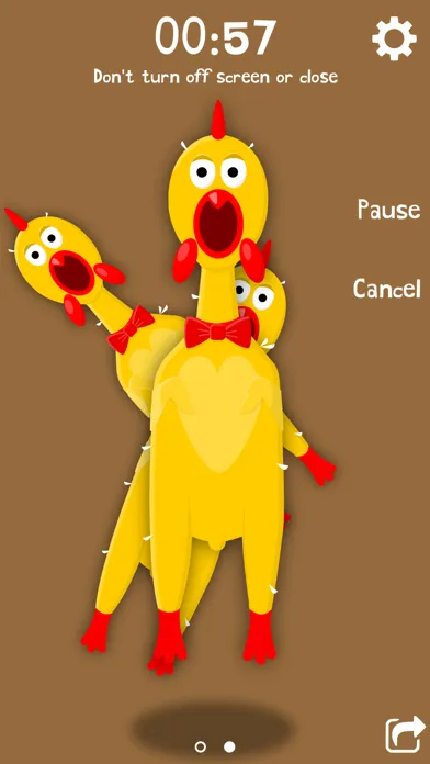 Captures d'écran de Screaming chicken weird sound
