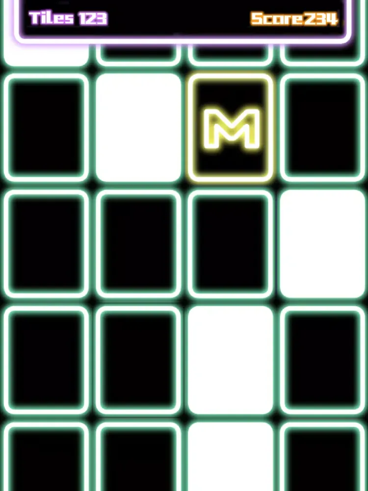 Capturas de pantalla de Rock Hero Run! Escape in glowing way and smash the tiles iPad 