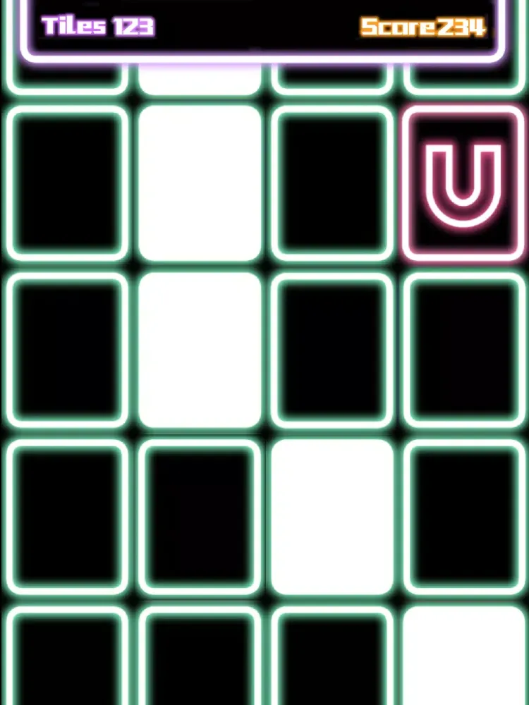 Capturas de pantalla de Rock Hero Run! Escape in glowing way and smash the tiles iPad 