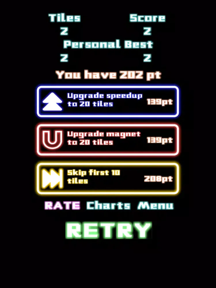 Capturas de pantalla de Rock Hero Run! Escape in glowing way and smash the tiles iPad 