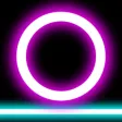 Rock Hero Jump in glow sparkling amazing fantasy space