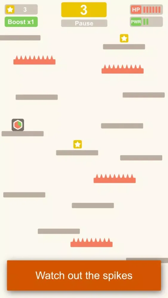 Little Bouncing Box jumps up a 2048 minimalistic adventure world Screenshots
