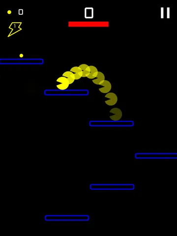 Dac Jump smoothly in a simple dark and blue world deluxe iPad 应用截图