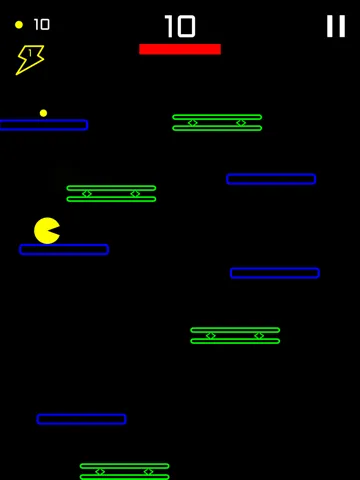 Dac Jump smoothly in a simple dark and blue world deluxe iPad 应用截图