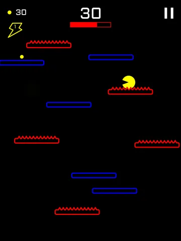 Dac Jump smoothly in a simple dark and blue world deluxe iPad 应用截图