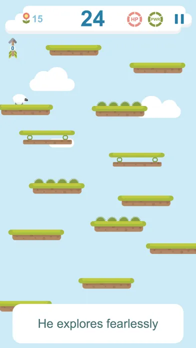 Best Sheep jumps on ladder of platforms with crazy faith Screenshots