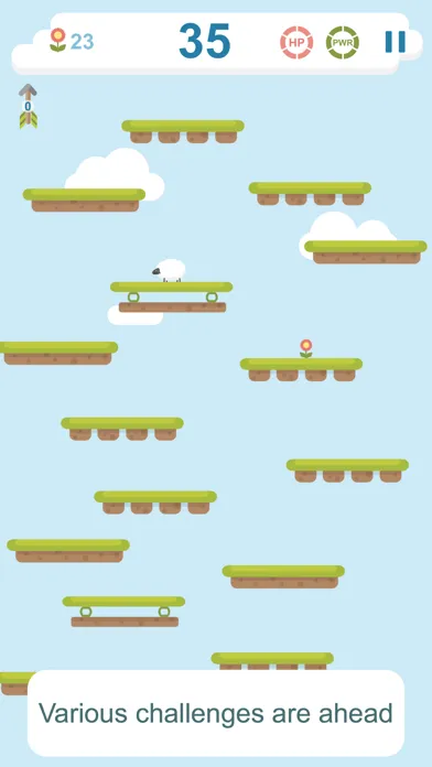 Best Sheep jumps on ladder of platforms with crazy faith Screenshots