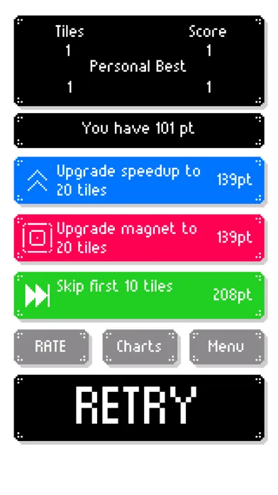 Captures d'écran de Pixel Tiles play free old school video game online