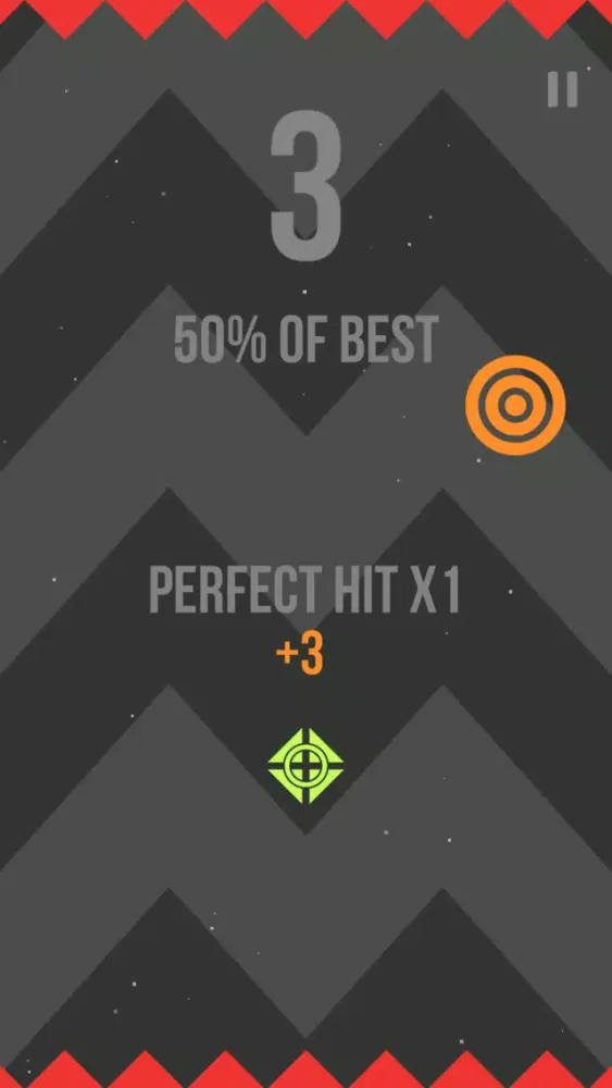 Geometry Clash aim the moving target and fire with one tap سکرین شاٹس