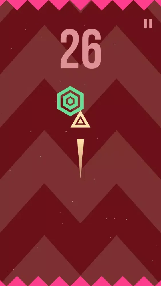 Geometry Clash aim the moving target and fire with one tap سکرین شاٹس
