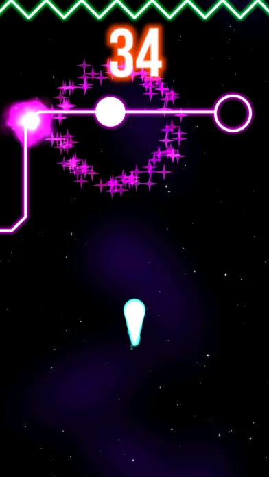 Capturas de tela do Rock Shot hit dots following hard rock rhythm and music