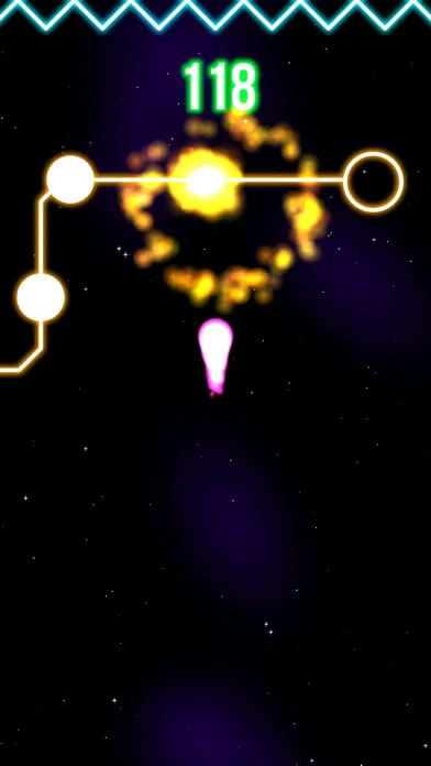 Capturas de tela do Rock Shot hit dots following hard rock rhythm and music