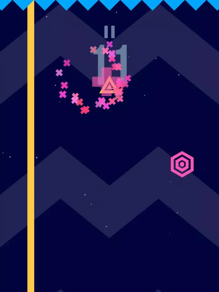Geometry Shooting hit fast moving goals at right time and place iPad  Screenshots