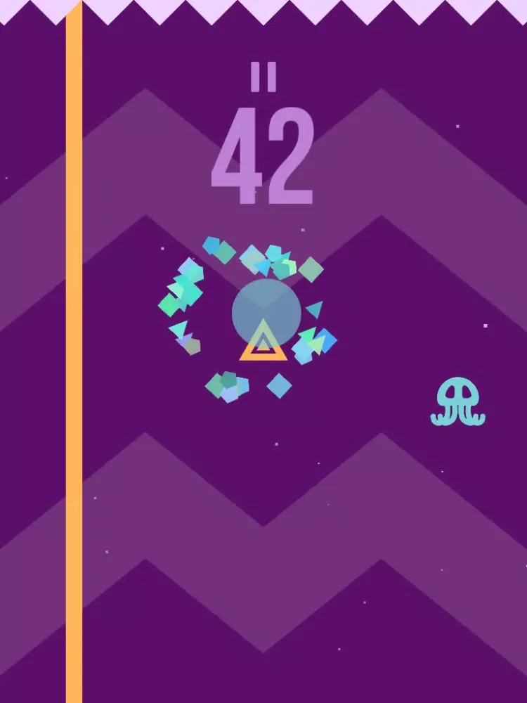 Geometry Shooting hit fast moving goals at right time and place iPad  Screenshots