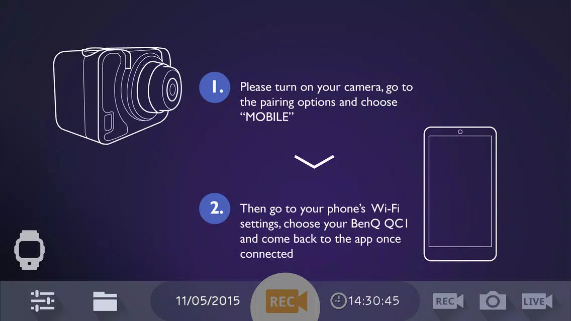 Tangkapan layar BenQ 4G Live Cam