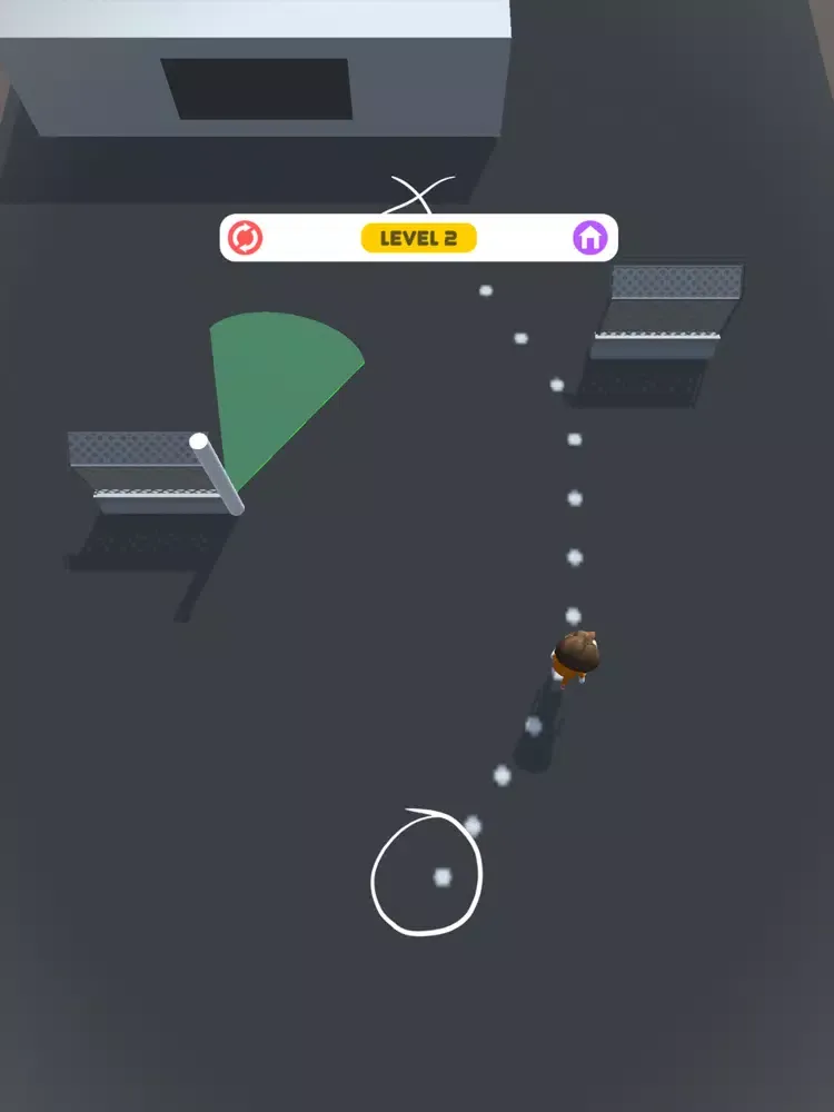 Tangkapan skrin Wobble Man iPad 