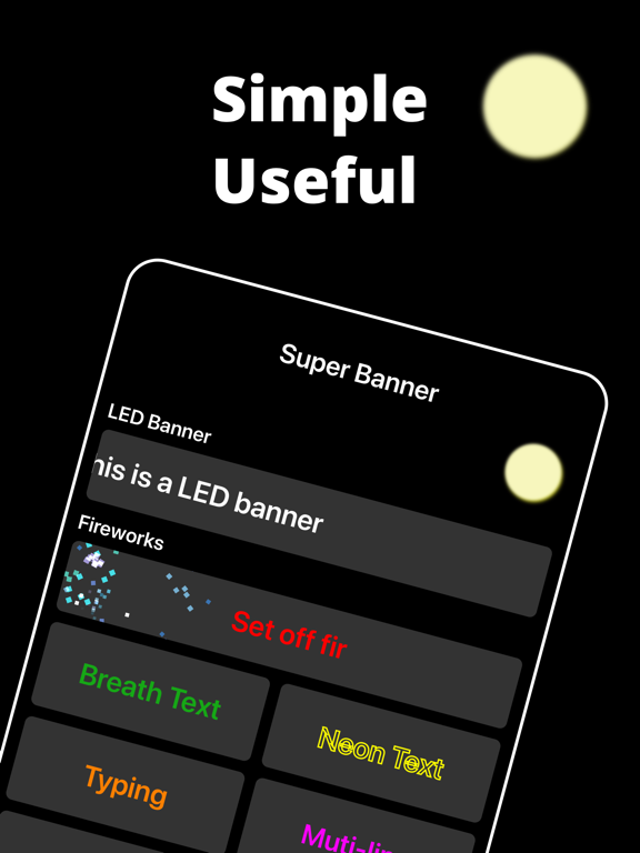 LED Banner - Super Banner iPad  Ekran Görüntüleri