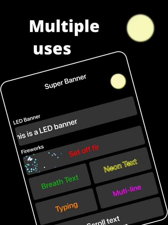LED Banner - Super Banner iPad  Screenshots