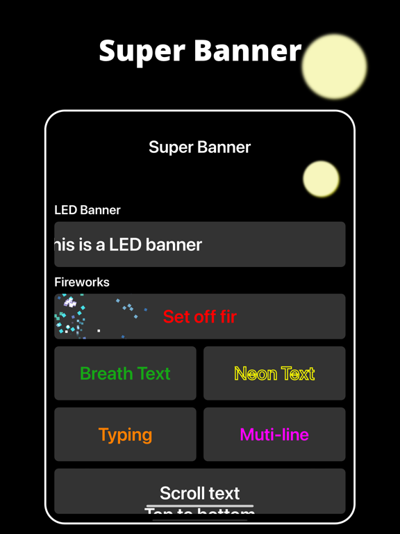 LED Banner - Super Banner iPad  Ekran Görüntüleri