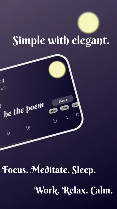 Sleep&Calm, Focus, Relax: 独处FM স্ক্রিনশট