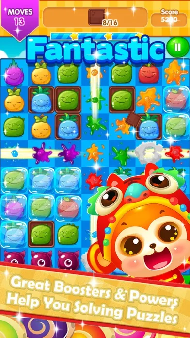Ảnh chụp màn hình của Sweet Fruit Splash Garden Mania:Match 3 Free Game
