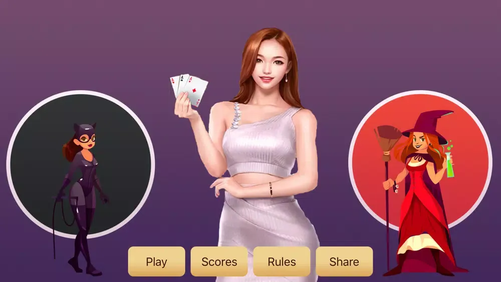 Ảnh chụp màn hình của Black Red Card War