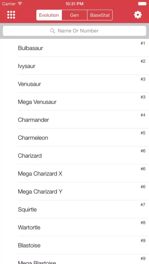 PokéCalc for Pokémon Screenshots