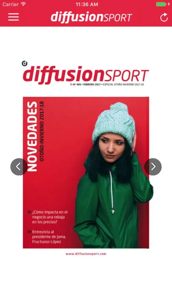 Diffusion Sport Screenshots